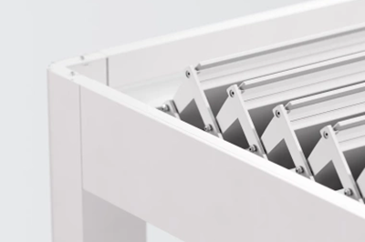 Bioclimatic Pergola Synchronized Movement